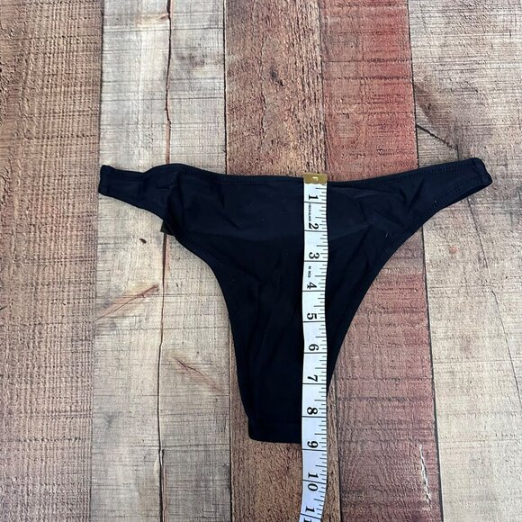 Forever 21 black bikini swimwear bottoms women's small - Picture 6 of 6
